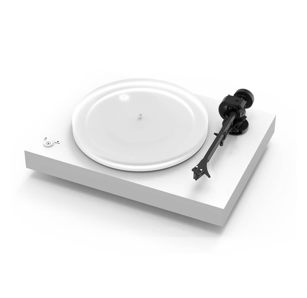 เครื่องเล่นแผ่นเสียง PROJECT : X1B (พร้อมหัวเข็ม MM รุ่น PICK IT PRO BALANCED ) (HIGH GLOSS WHITE)_0